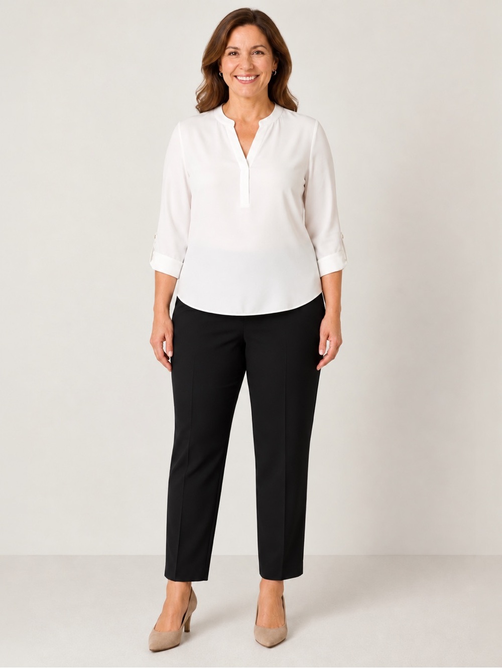 NWT Banana Republic pants Black Trousers pull on Women’s size 12